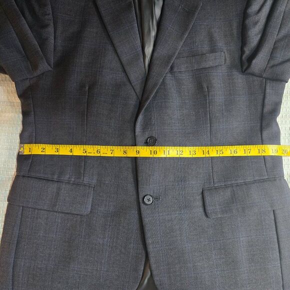 Nautica Charcoal Wool Sport Coat Jacket Blazer 40S - Picture 12 of 15
